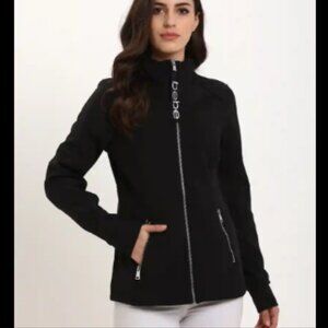 Bebe Sport Fitted Full Zip Jacket Weather Resistant size 1X